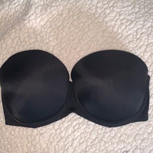 Strapless Black push up bra